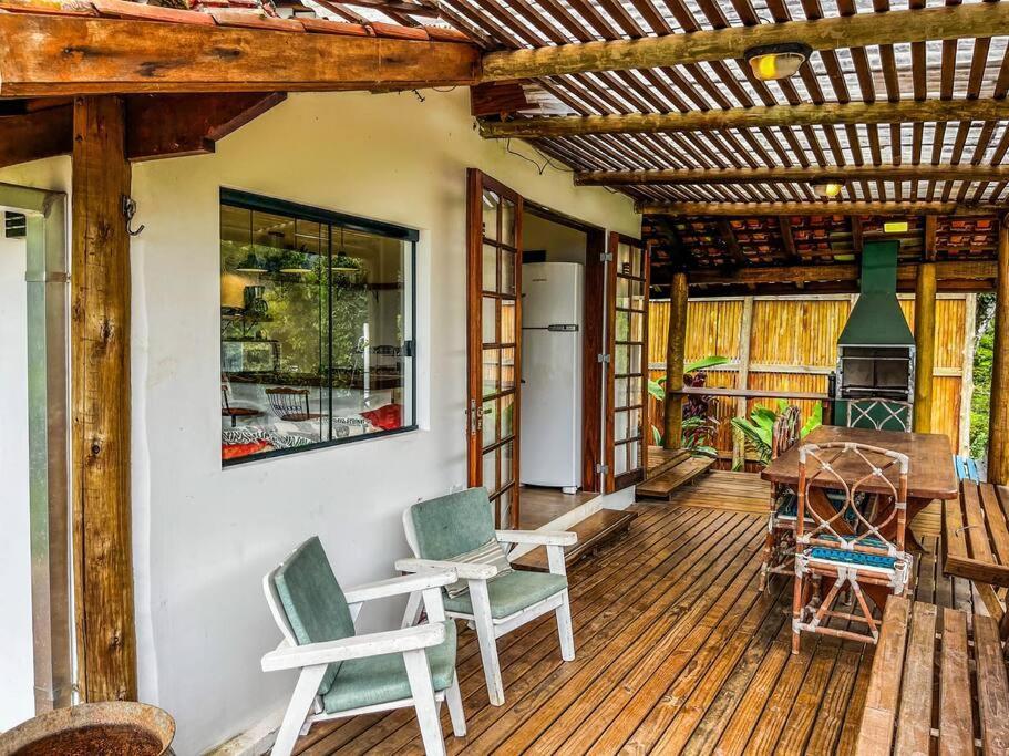 Chale Varandas Vistamar Com Ar Condicionado E Churrasqueira Ubatuba